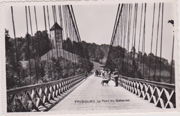 CARTE PHOTO PERROCHET, SUISSE,SWITZERLAND,SWISS, HELVETIA,SCHWEIZ,SVIZZERA ,FRIBOURG,PONT - Fribourg