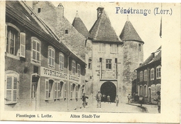 CP Allemande-FENETRANGE-Altes Stadt Tor - Fénétrange