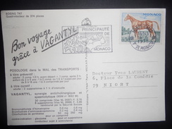 Monaco , Carte De 1971 Pour Niort - Briefe U. Dokumente