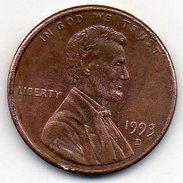 U.S.A. - One Cent 1993 D - Lincoln - 1959-…: Lincoln, Memorial Reverse