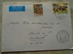 D149167  Suomi Finland -Cover   - Finno-Ugric Dep.  Prof. Peter Hajdú 1981 - Storia Postale