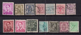 Belgium Selection Of 14 Used Stamps.. ( E157 ) - Collections
