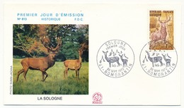 3 Enveloppes FDC - La Sologne - Cachet Premier Jour + OMEC Premier Jour - 1972 - 1970-1979