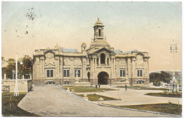 Cartwright Memorial Hall, Bradford - Postmark 1904 - CC Series 42 Coe Collotype - Bradford