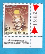 2004  3193  ALBERT EINSTEIN PHYSIKER NOBEL  JUGOSLAVIJA JUGOSLAWIEN SERBIA SRBIJA MONTENEGRO CRNA GORA USED - Albert Einstein