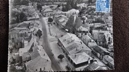 CPSM LA PACAUDIERE LOIRE VUE AERIENNE DU CENTRE 1955 ED CIM - La Pacaudiere