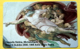 VATICANO TELEPHONE CARD 2000 CAPPELLA SISTINA MICHELANGELO, GIUBILEO NEW L.10.000 - Vatikan