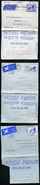 SOUTH AFRICA 3 Air Letters #F31-35-38 Used To East Germany 1960-66 - Luchtpost