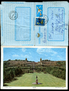 SOUTH AFRICA Air Letter VIEW PRETORIA #57 Used Cape Town To ROMANIA 1970 - Luftpost