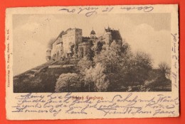 IBP-18  Schloss Lenzburg. Pionier. Gelaufen In 1902. Stempel Kommando Des IV. Armeecorps. - Lenzburg