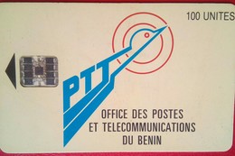 Benin PTT 100 Units Chip Logo - Bénin