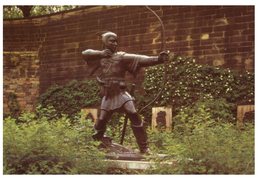 (123) Archery - Robin Hood Statue - Notthingham - Bogenschiessen