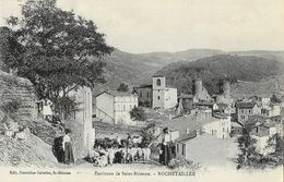Environs De Saint-Etienne - Rochetaillée, Vue Générale, Moutons à L'entrée Du Village - Edition Nouvelles Galeries - Rochetaillee