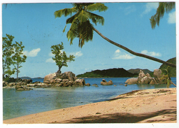 CPM    LES SEYCHELLES  1978    ANSE BOUDIN PRASLIN      PLAGE - Seychellen