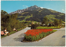 St. Johann In Tirol Mit  Kitzbüheler Horn 2000 M Und Kurpromenade -  Österreich/Austria - St. Johann In Tirol