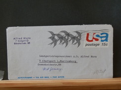 68/268     AEROGRAMME USA TO GERMANY  1972 - 1961-80