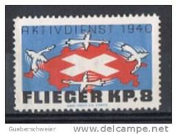 FP 312 - FELDPOST Flieger / Aviation FLIEGER KP 8 Neuf - Etichette