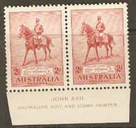 Australia 1935 SG 156 S Jubilee Pair Mounted Mint - Neufs