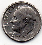 U.S.A. - One Dime 1991 P - Roosevelt - 1946-...: Roosevelt