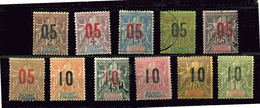 Anjouan - *, Ob N° 20 à 30 - Unused Stamps