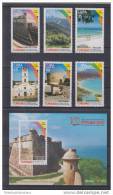 2010.65 CUBA 2010 MNH. PAISAJES + CASTILLOS. CASTLE. TURISMO. SERIE + 1 HOJA. - Unused Stamps