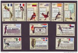 2010.21 CUBA MNH 2010 COMPLETE SET JOSE MARTI BIRD. AVES DE AMERICA - Neufs