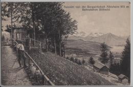 Aussicht Von Der Bergwirtschaft Albishorn, 915 M - Bahnstation Sihlwald - Animee - Photo: P- Schauenberg - Wald