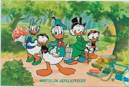 CPSM Walt Disney Mickey édition Donald Productions Donald Duck Stadhouderskade 85 Amsterdam écrite 1965 Donald - Andere & Zonder Classificatie