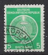 Germany (DDR) 1954  Dienstmarken (o) Mi.1 - Afgestempeld