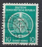 Germany (DDR) 1954  Dienstmarken (o) Mi.4 - Oblitérés