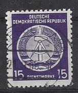 Germany (DDR) 1954  Dienstmarken (o) Mi.6 - Oblitérés