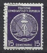 Germany (DDR) 1954  Dienstmarken (o) Mi.6 - Afgestempeld