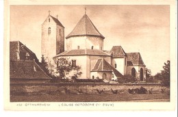 Ottmarsheim (Rixheim-Haut-Rhin)-village Frontière Avec Neuenburg Am Rhein-Eglise Romane Saint Pierre Et Paul-octogonale - Ottmarsheim