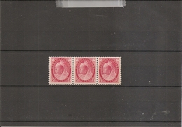 Canada ( 65 En Bande De 3 Horizontale XXX -MNH) - Unused Stamps