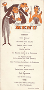 Menu Humoristique/ Reproduction Interdite/"Turin Stonver" / Vers 1950      MENU201 - Menus