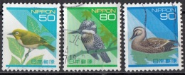 2158 Giappone 1992 Uccelli Birds - Occhialino - Martin Pescatore - Germano - Japan Nippon Used - Moineaux