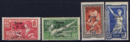 Syrie: Jeux Olympiques - Yv 149 - 152  1924  Neuf Sans Charniere /MNH/**/postfrisch Nr 152 Signé - Unused Stamps