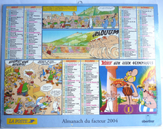 CALENDRIER ALMANACH DES PTT ASTERIX 2004 LA POSTE OBERTHUR - UDERZO GOSCINNY - Agendas & Calendarios