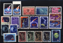 Selection Of Russian Stamps - Topic Space - Collections