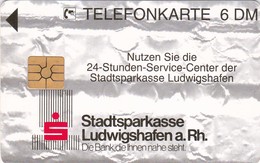 Germany, O 2212-10/94, Card Number 591, Stadtsparkasse Ludwigshafen/Rhein, Only 4000, 2 Scans. - Other & Unclassified