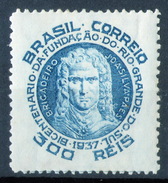 BRASIL	-	Yv. 334	-	MLH -			BRA-8803 - Ungebraucht