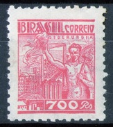 BRASIL	-	Yv. 389	-	MLH -			BRA-8813 - Ungebraucht