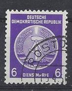 Germany (DDR) 1954  Dienstmarken (o) Mi.2 ND - Oblitérés