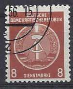 Germany (DDR) 1954  Dienstmarken (o) Mi.3 ND - Usados