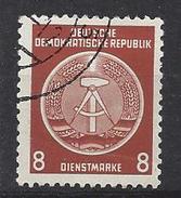 Germany (DDR) 1954  Dienstmarken (o) Mi.3 ND - Oblitérés