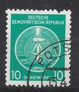 Germany (DDR) 1954  Dienstmarken (o) Mi.4 ND - Oblitérés
