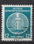 Germany (DDR) 1954  Dienstmarken (o) Mi.5 ND - Gebraucht