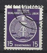 Germany (DDR) 1954  Dienstmarken (o) Mi.6 ND - Used