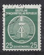 Germany (DDR) 1954  Dienstmarken (o) Mi.10 ND - Oblitérés