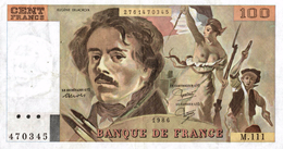 BILLET DE 100 FRANCS - 100 F 1978-1995 ''Delacroix''